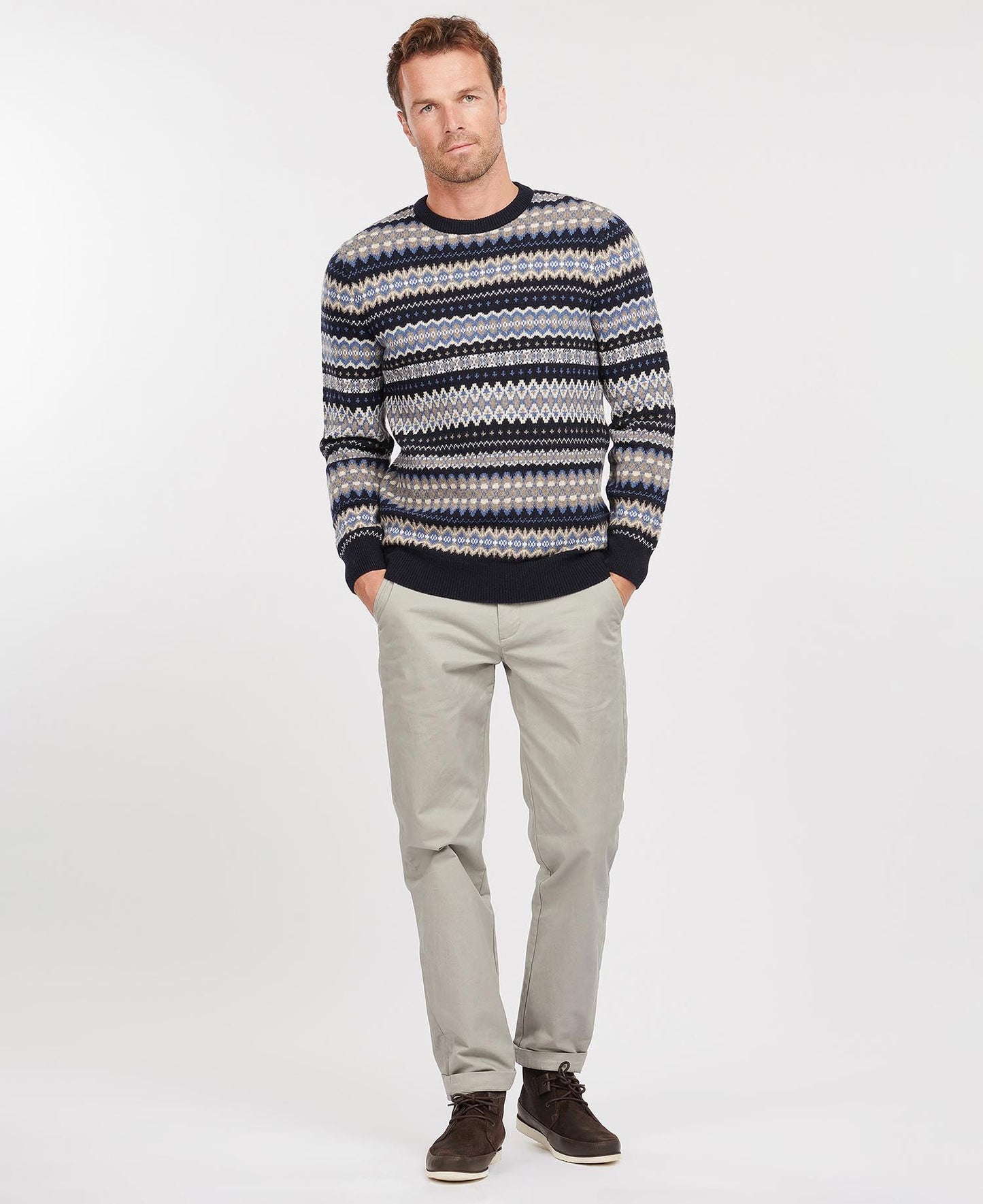 Case Fair Isle Jumper - Midnight