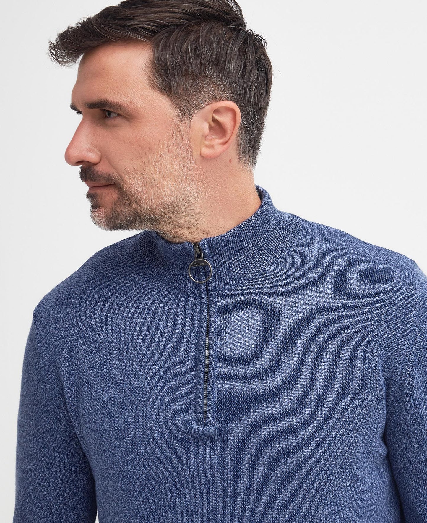 Whitfield Half-Zip Jumper - Navy