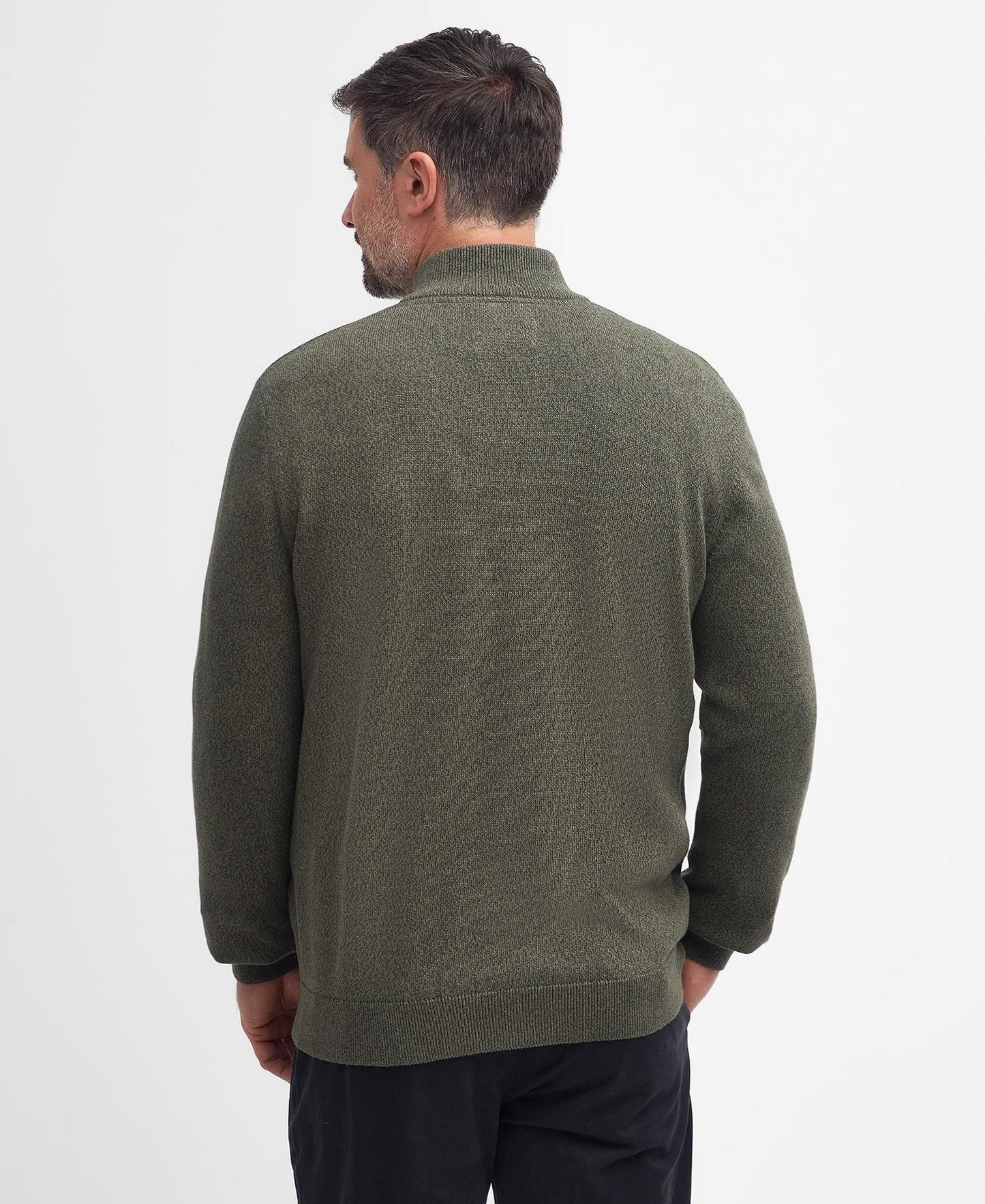 Whitfield Half-Zip Jumper - Olive