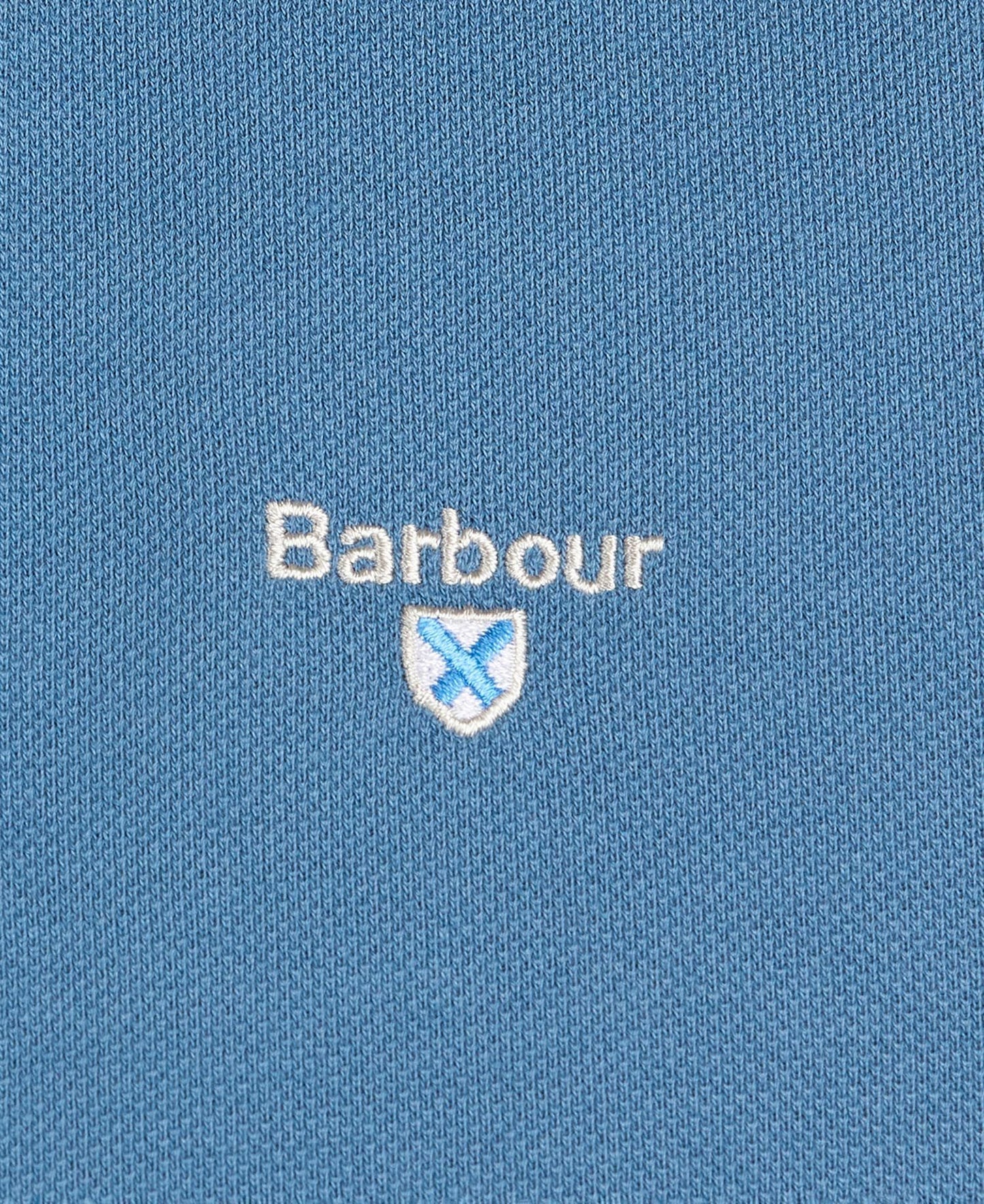 Tartan Pique Polo Pigment Blue