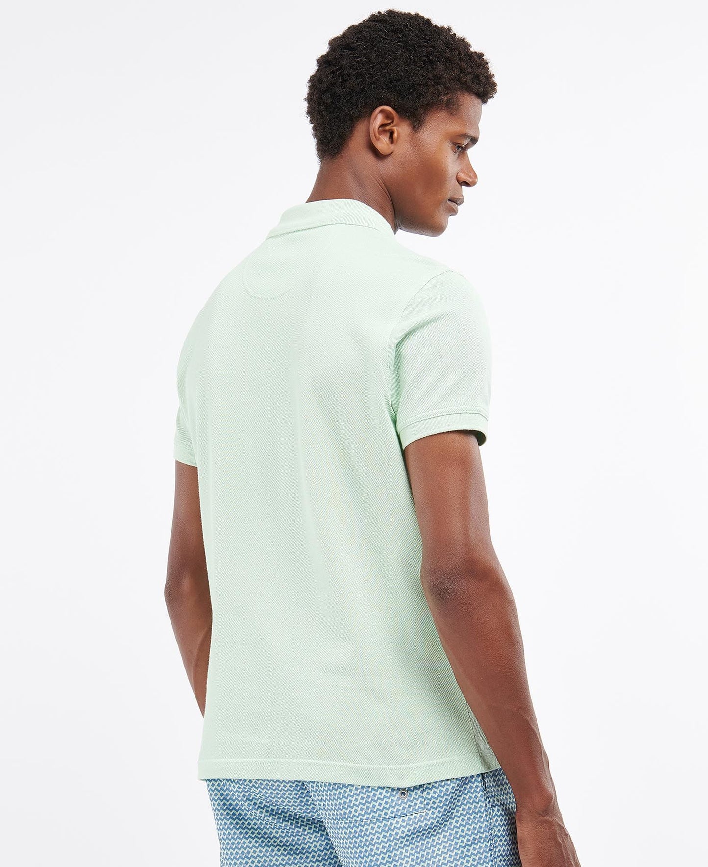 Men's Sports Polo - Dusty Mint