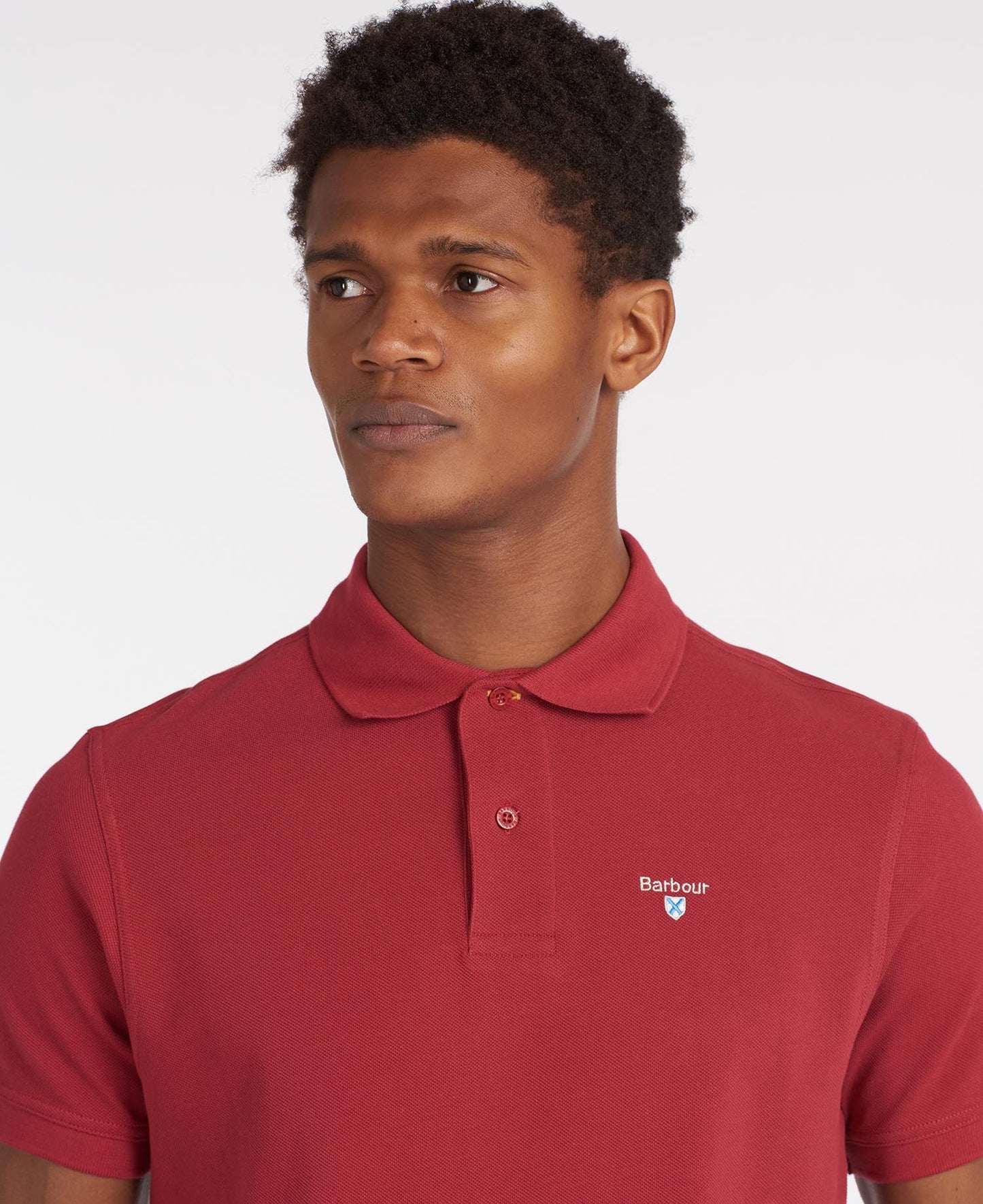 Men's Sports Polo - Biking Red