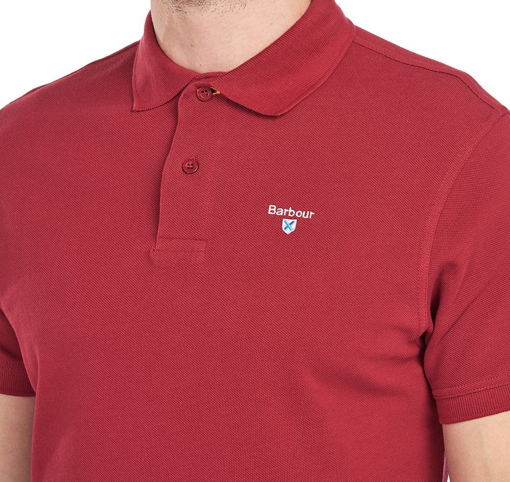 Men's Sports Polo - Biking Red