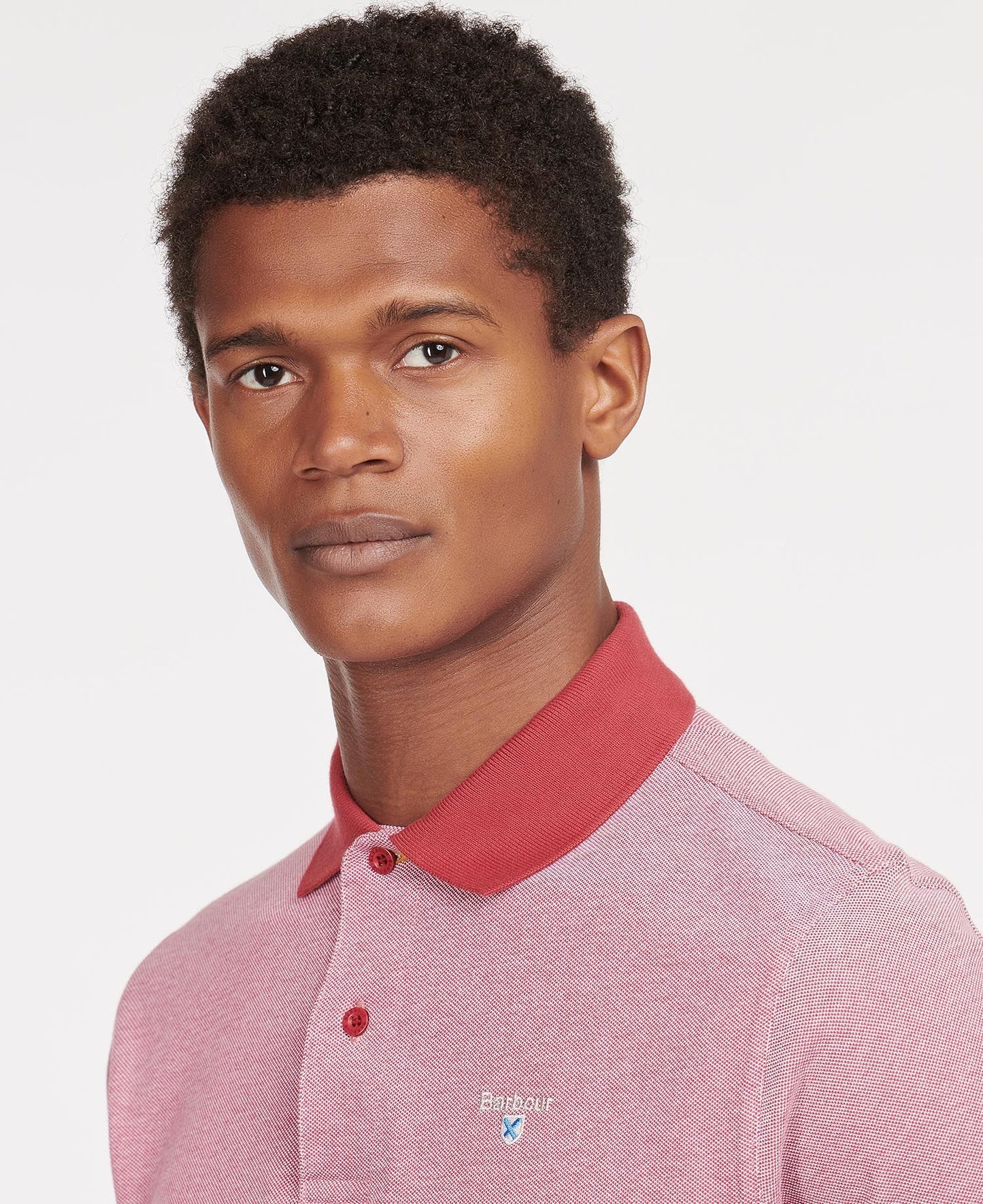 Sports Polo Mix Shirt - Raspberry