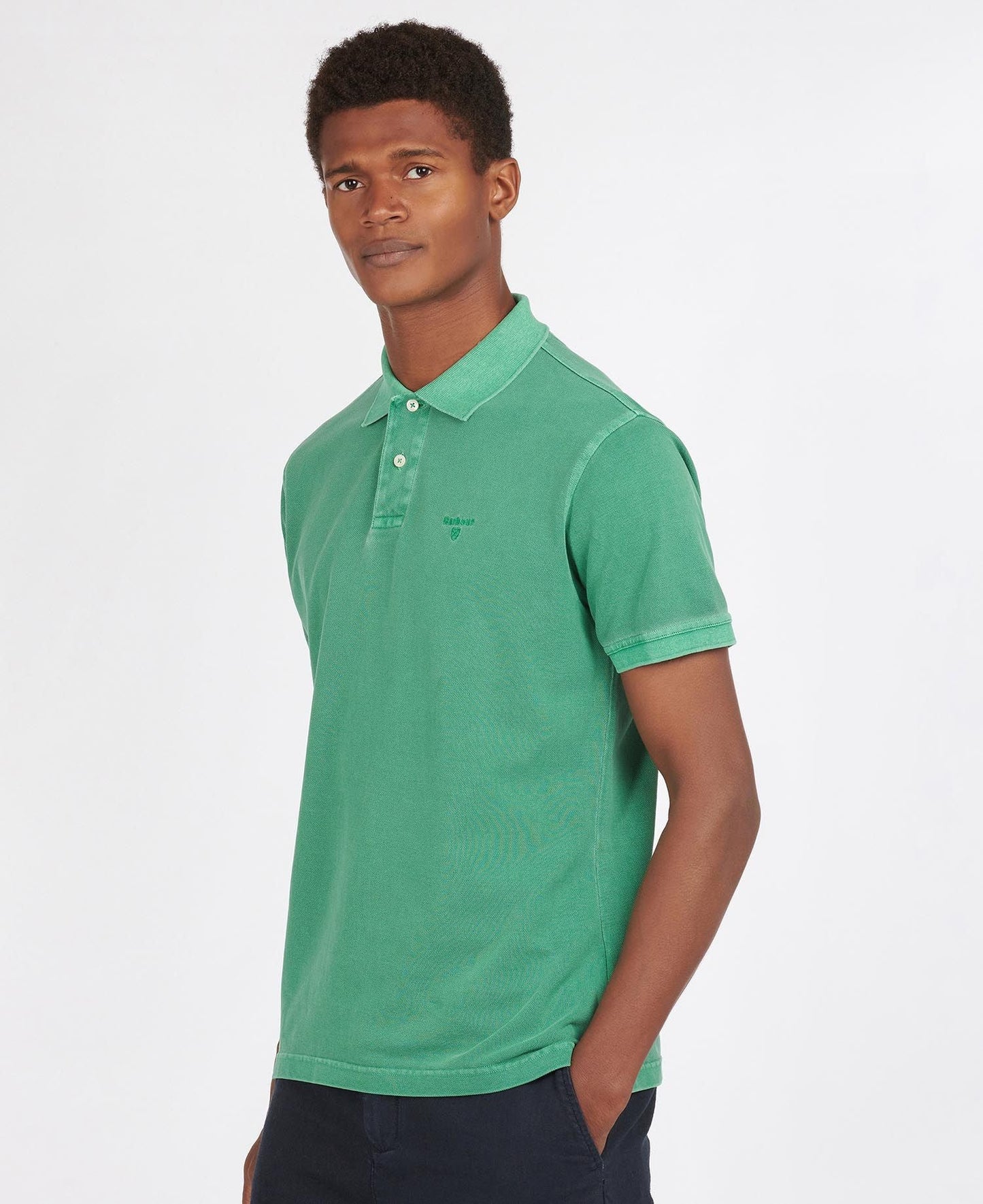 Washed Sports Polo - Turf