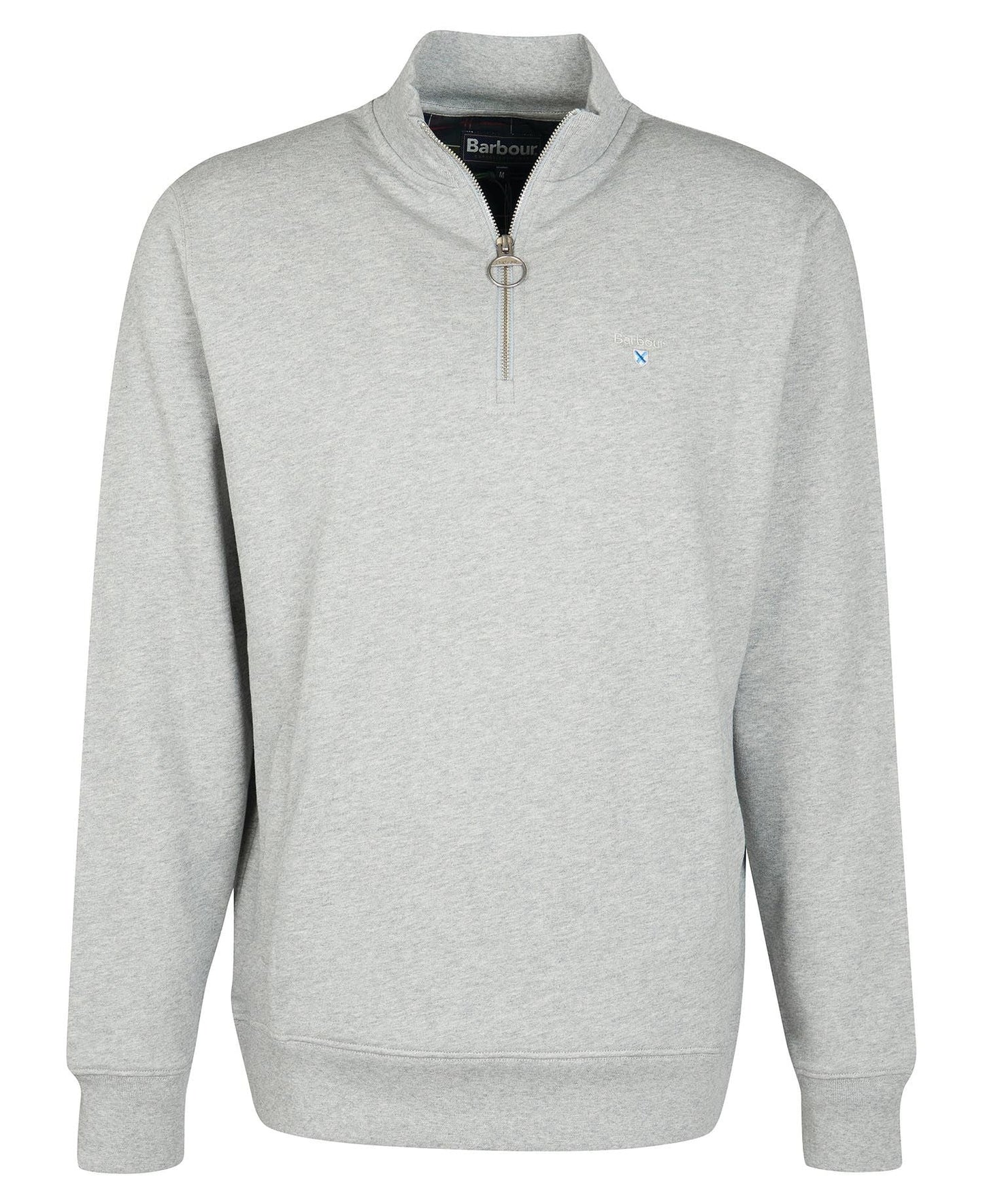 Rothley Half Zip Sweatshirt - Grey Marl