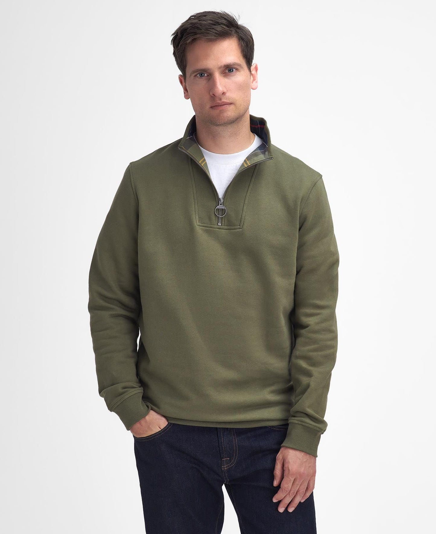 Nelson Half-Zip Sweatshirt - Ivy Green