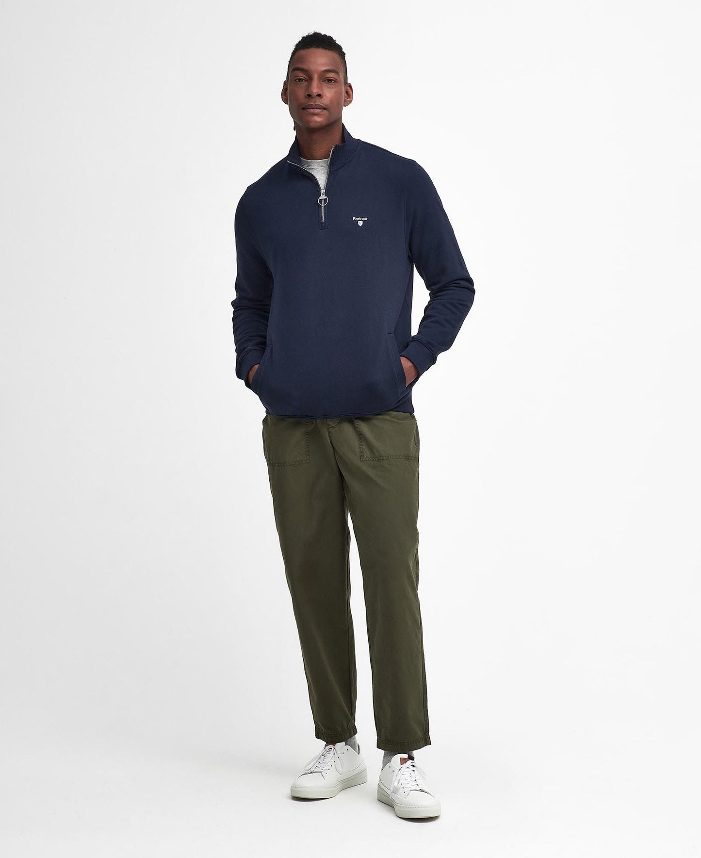 Beckhill Half-Zip Sweatshirt - Navy