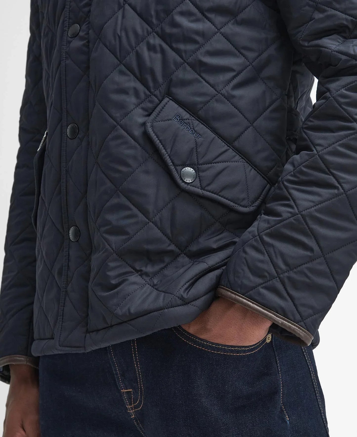 Powell Quilted Jacket - Navy