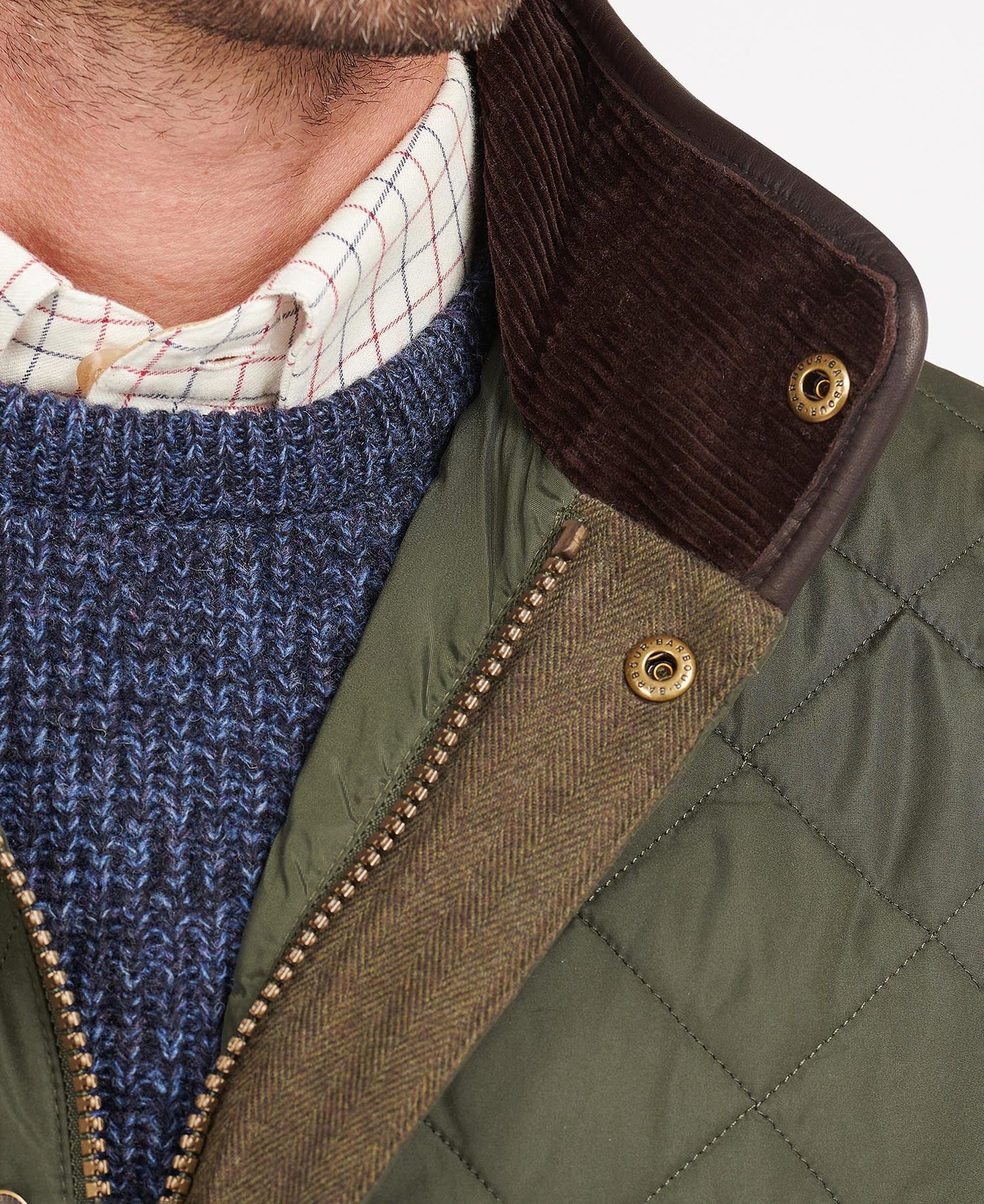 Devon Quilted Jacket - Sage