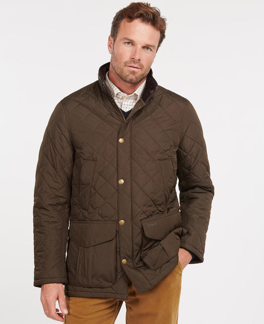 Devon Quilted Jacket - Olive