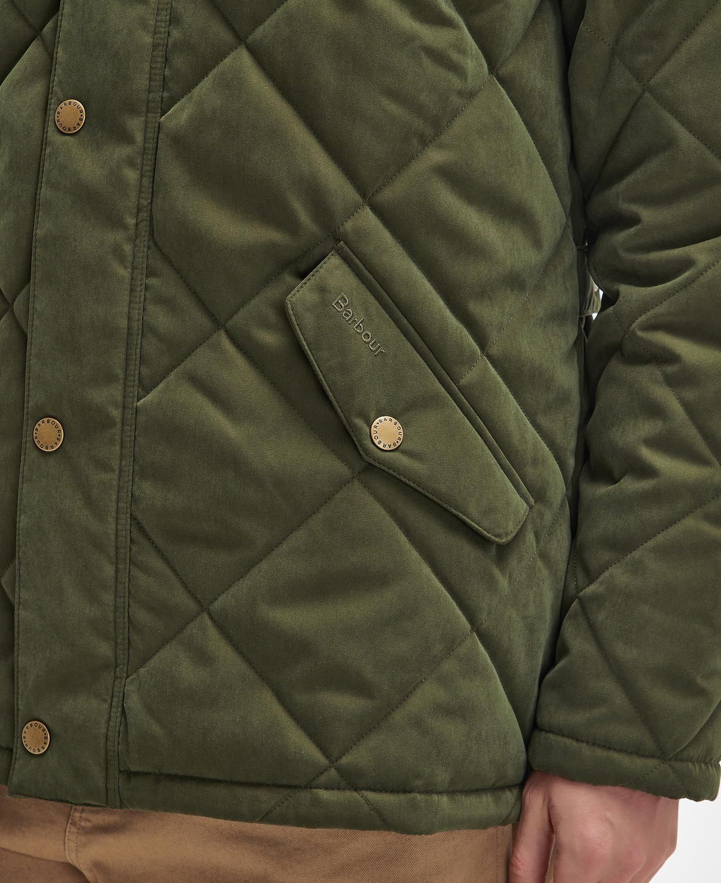 Elter Quilted Jacket - Olive