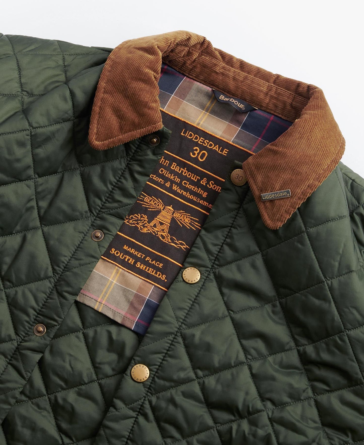 30th Anniversary Liddesdale Quilted Jacket - Olive