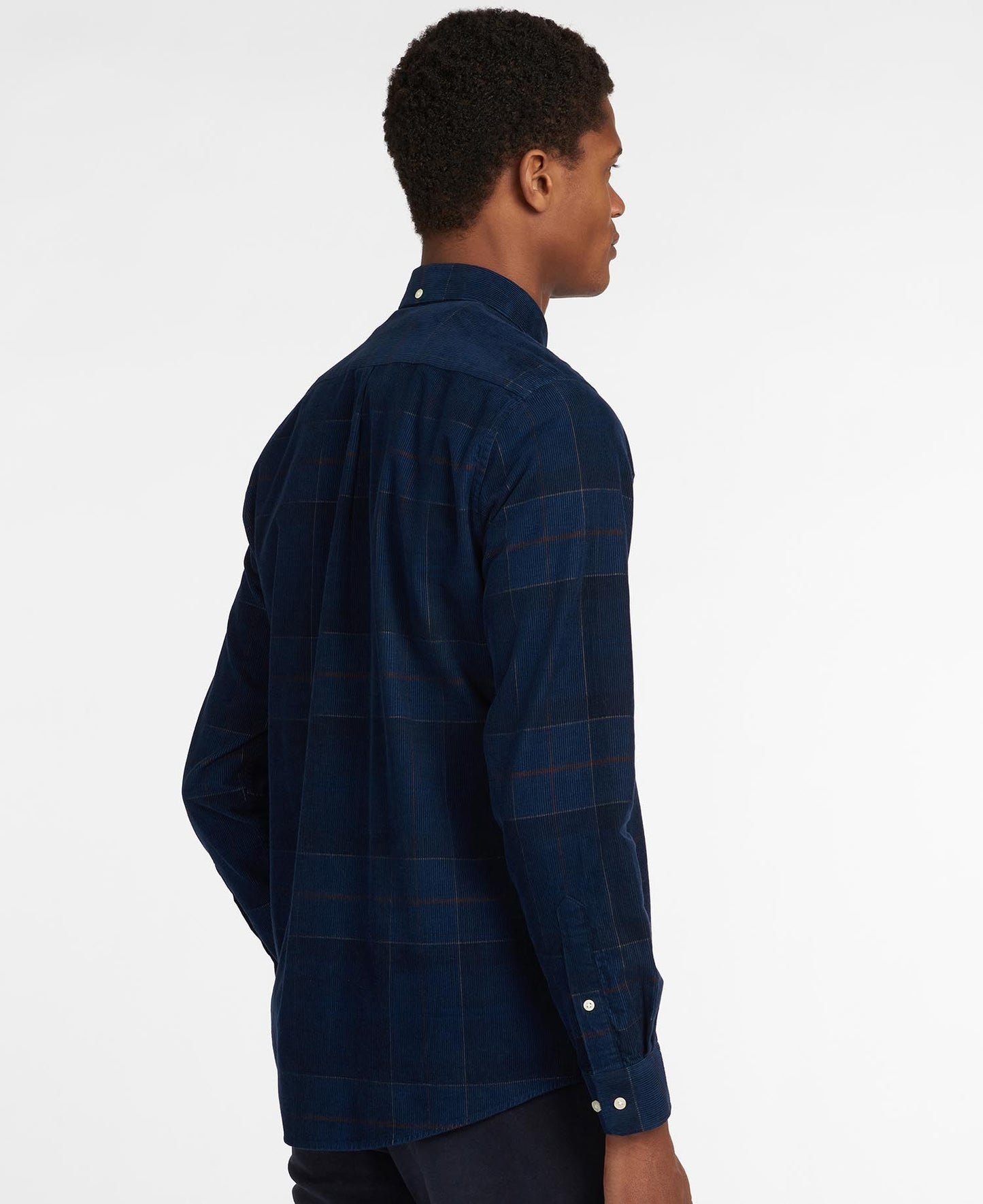 Blair Tailored Tartan Cord Shirt - Midnight Tartan