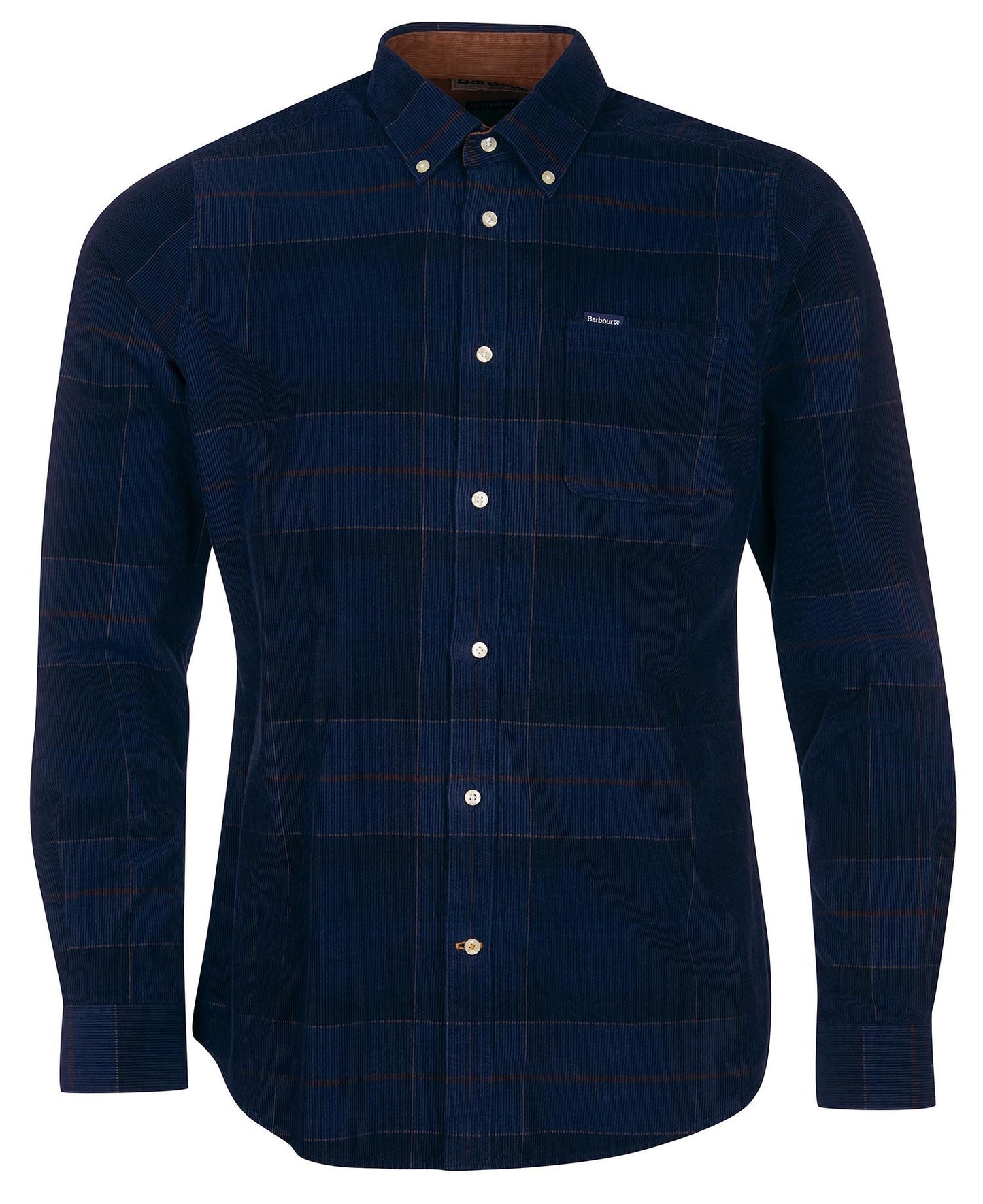 Blair Tailored Tartan Cord Shirt - Midnight Tartan