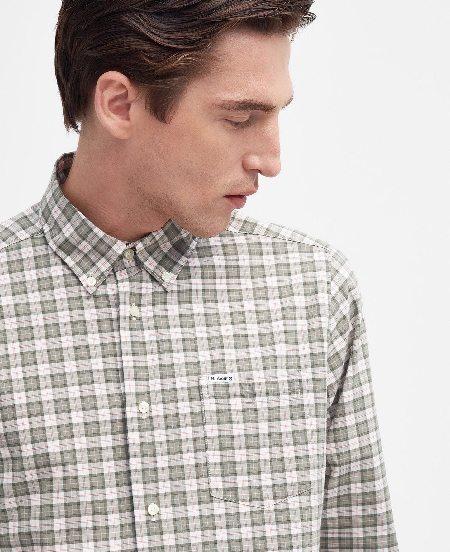 Lomond Tailored Shirt - Glenmore Olive Tartan