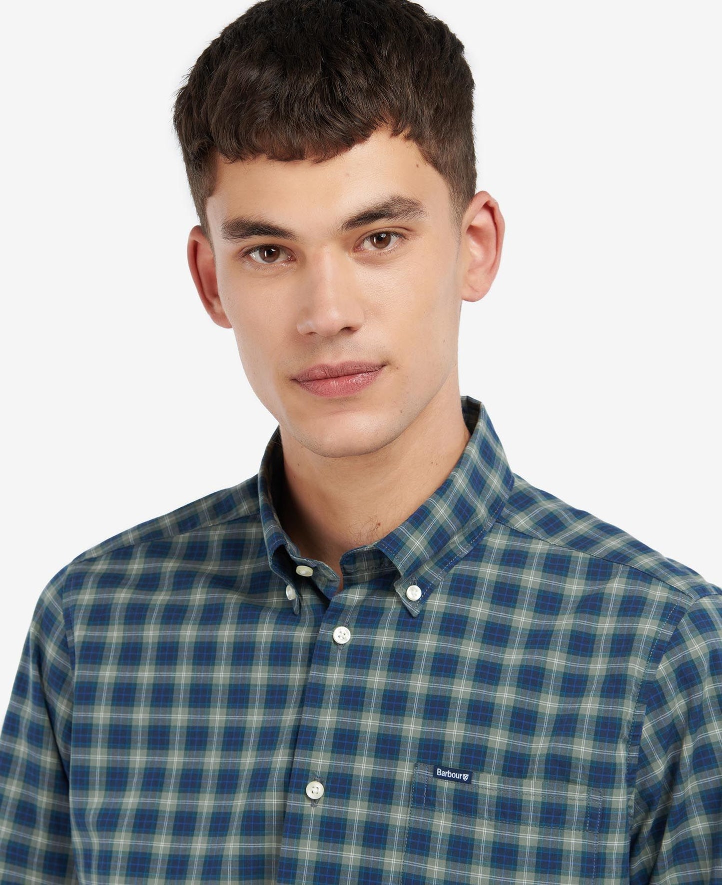 Men's Lomond Tailored Shirt - Kielder Blue Tartan