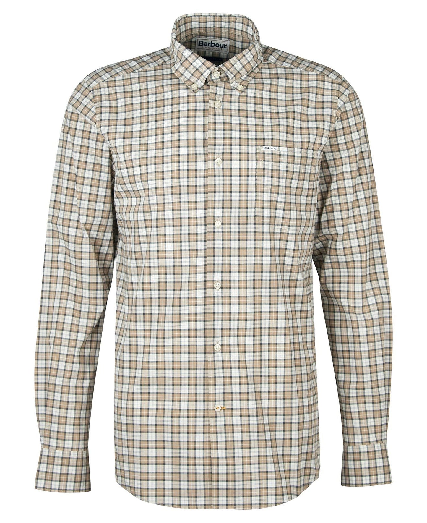 Men's Lomond Tailored Fit Shirt - Amble Sand Tartan