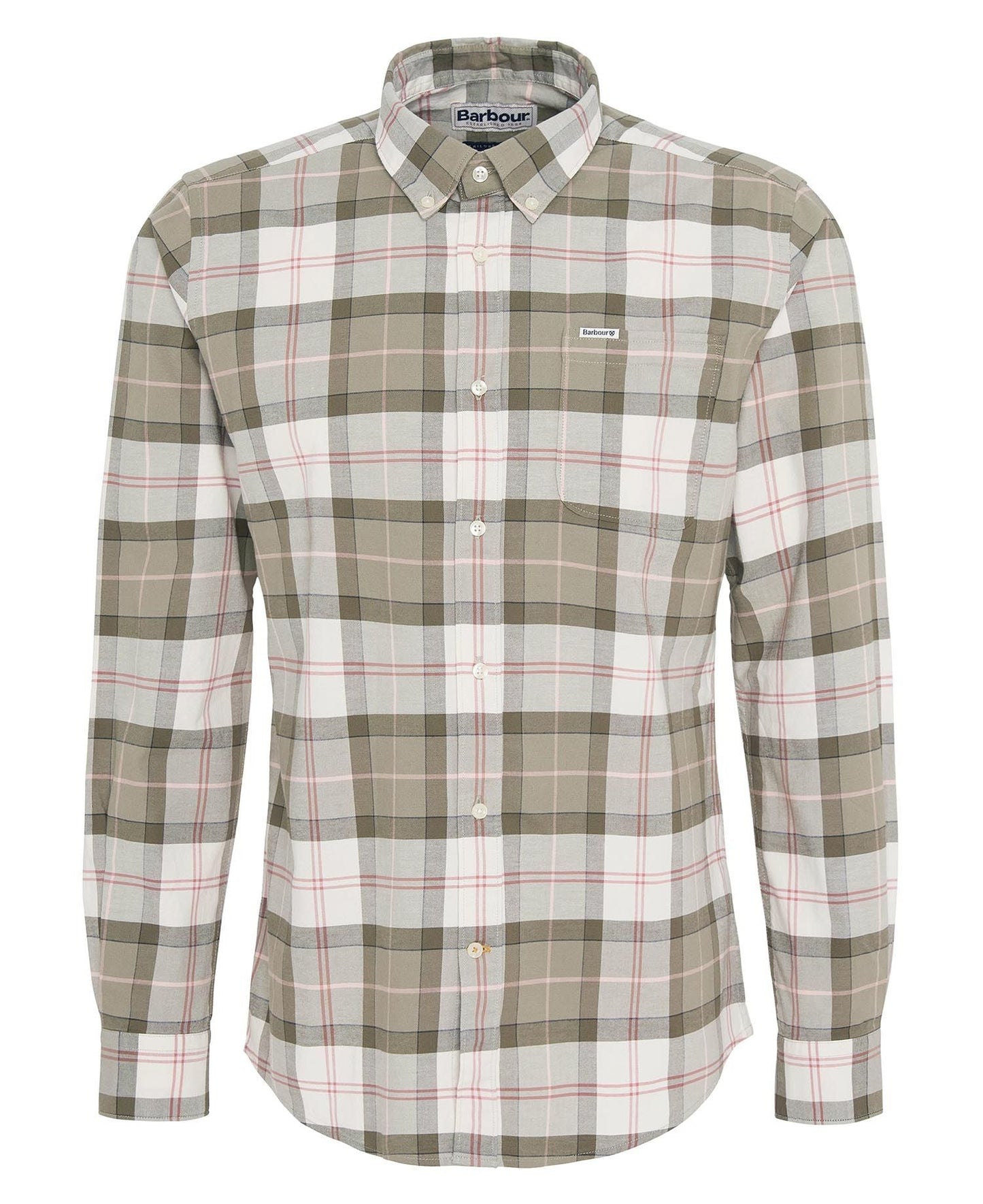 Lewis Tailored Shirt - Glenmore Olive Tartan