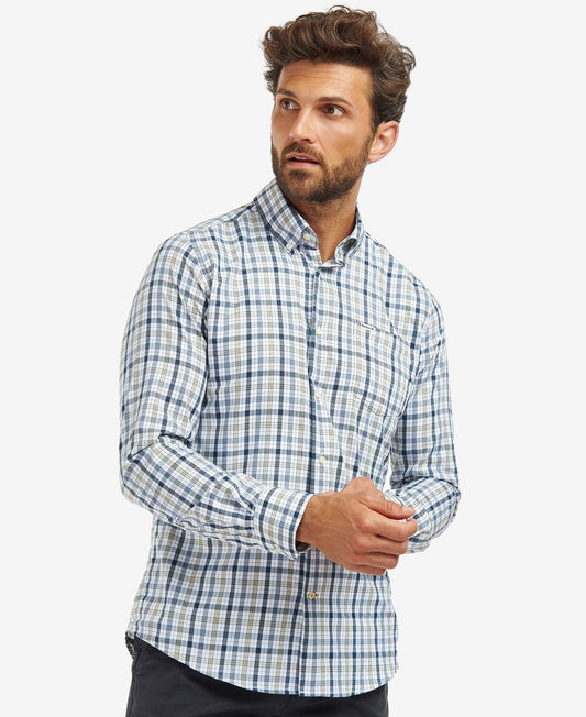 Men's Hallhill Checked Shirt - Sandstone