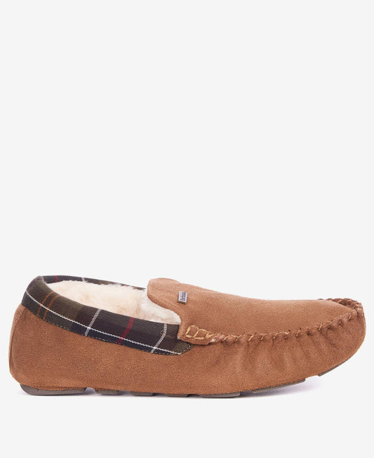 Monty Slippers - Camel Suede