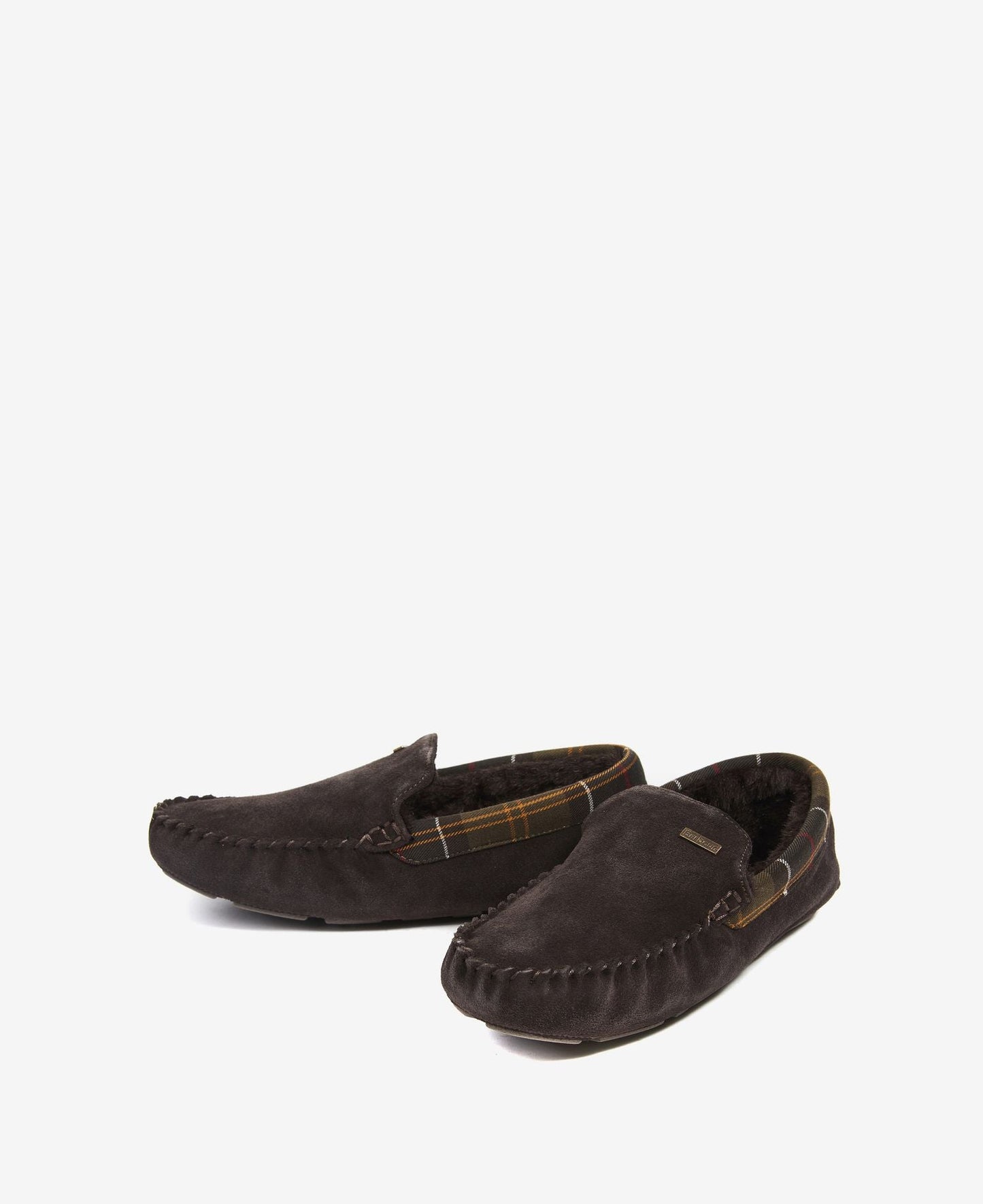 Monty Slippers - Brown Suede