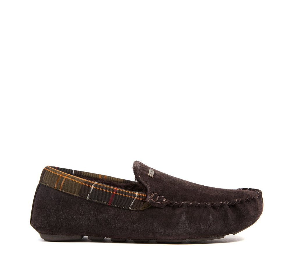 Monty Slippers - Brown Suede