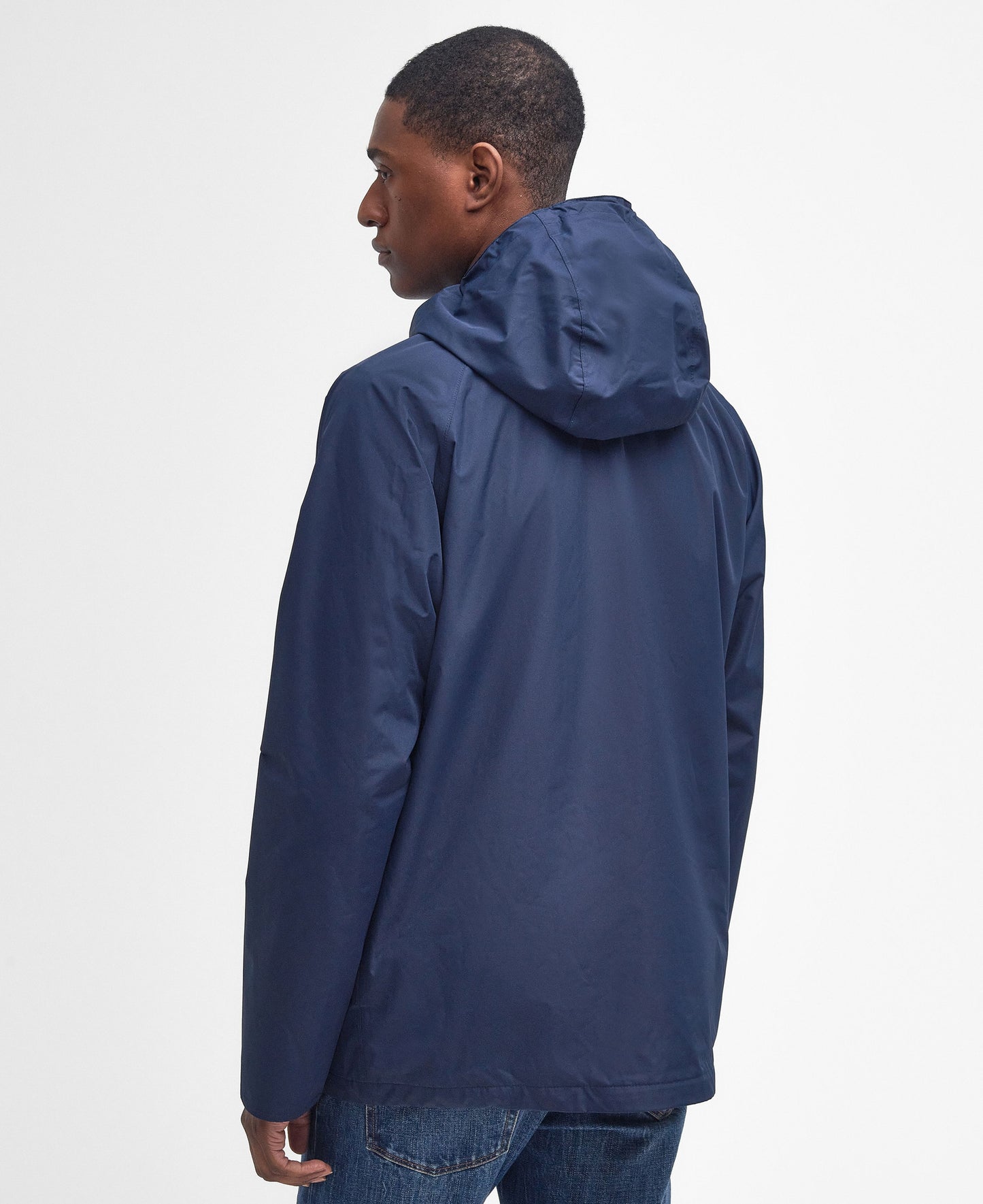 Hooded Domus Waterproof Jacket - Navy/Classic