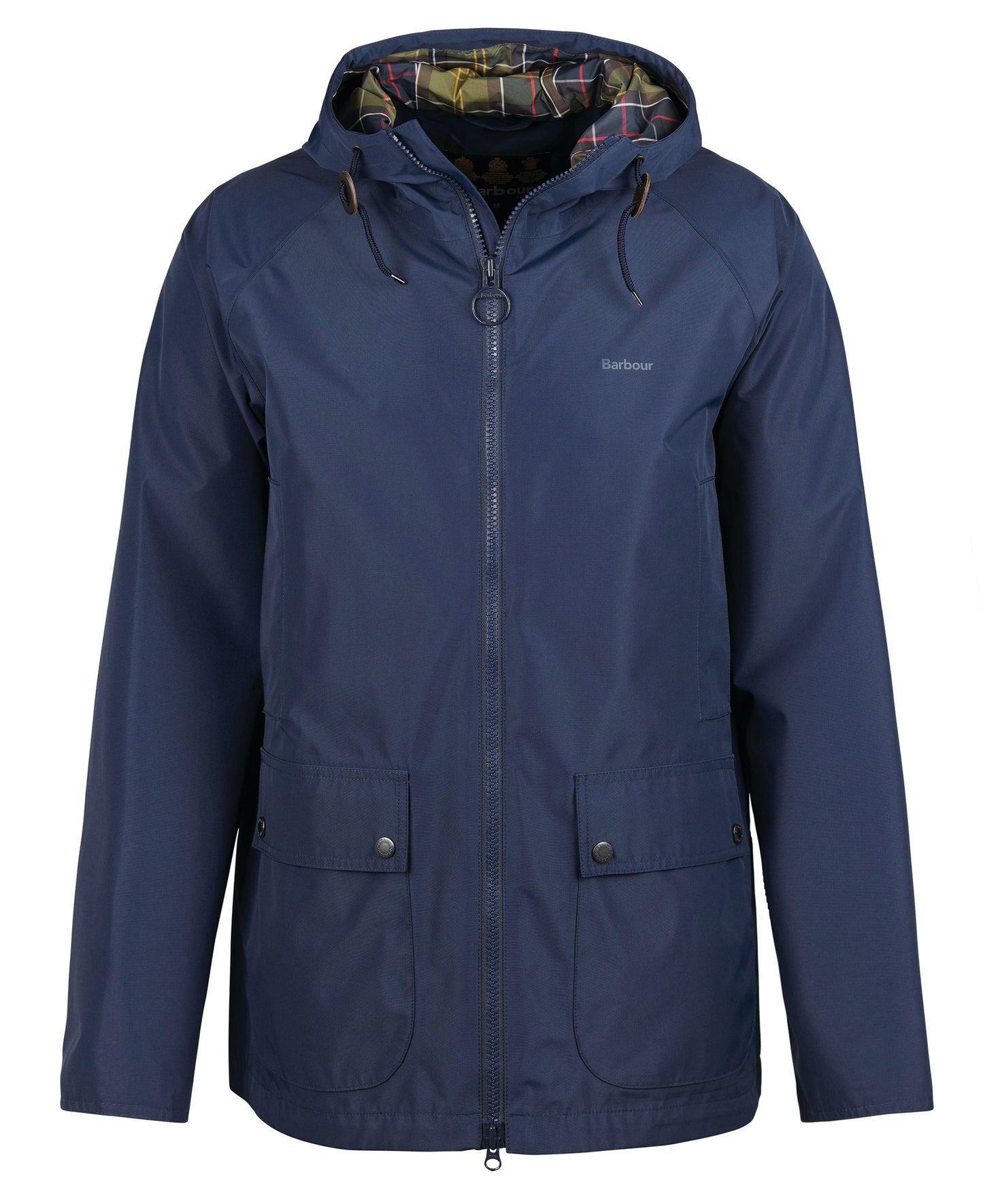 Hooded Domus Waterproof Jacket - Navy/Classic