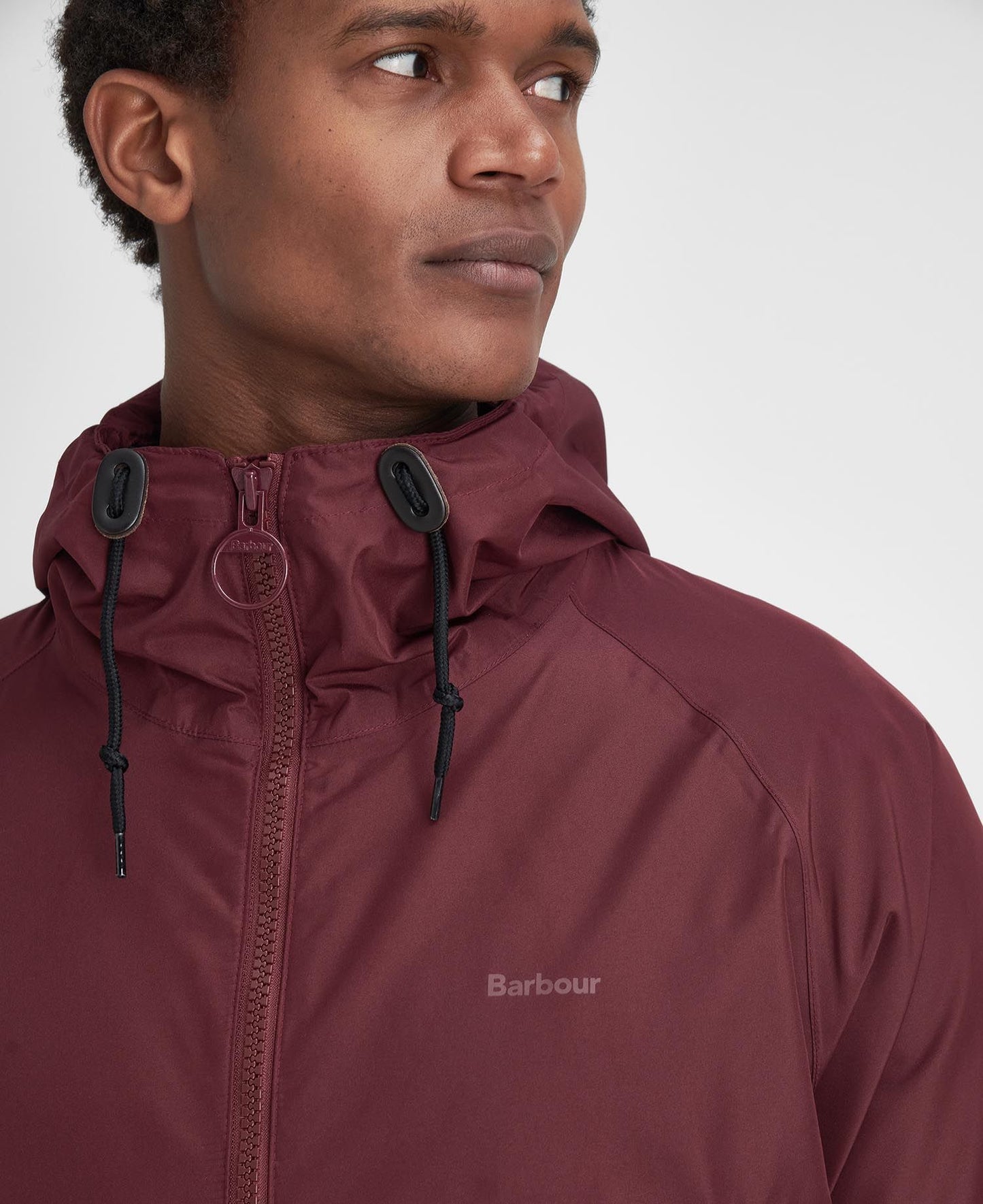 Hooded Domus Waterproof Jacket - Bordeaux