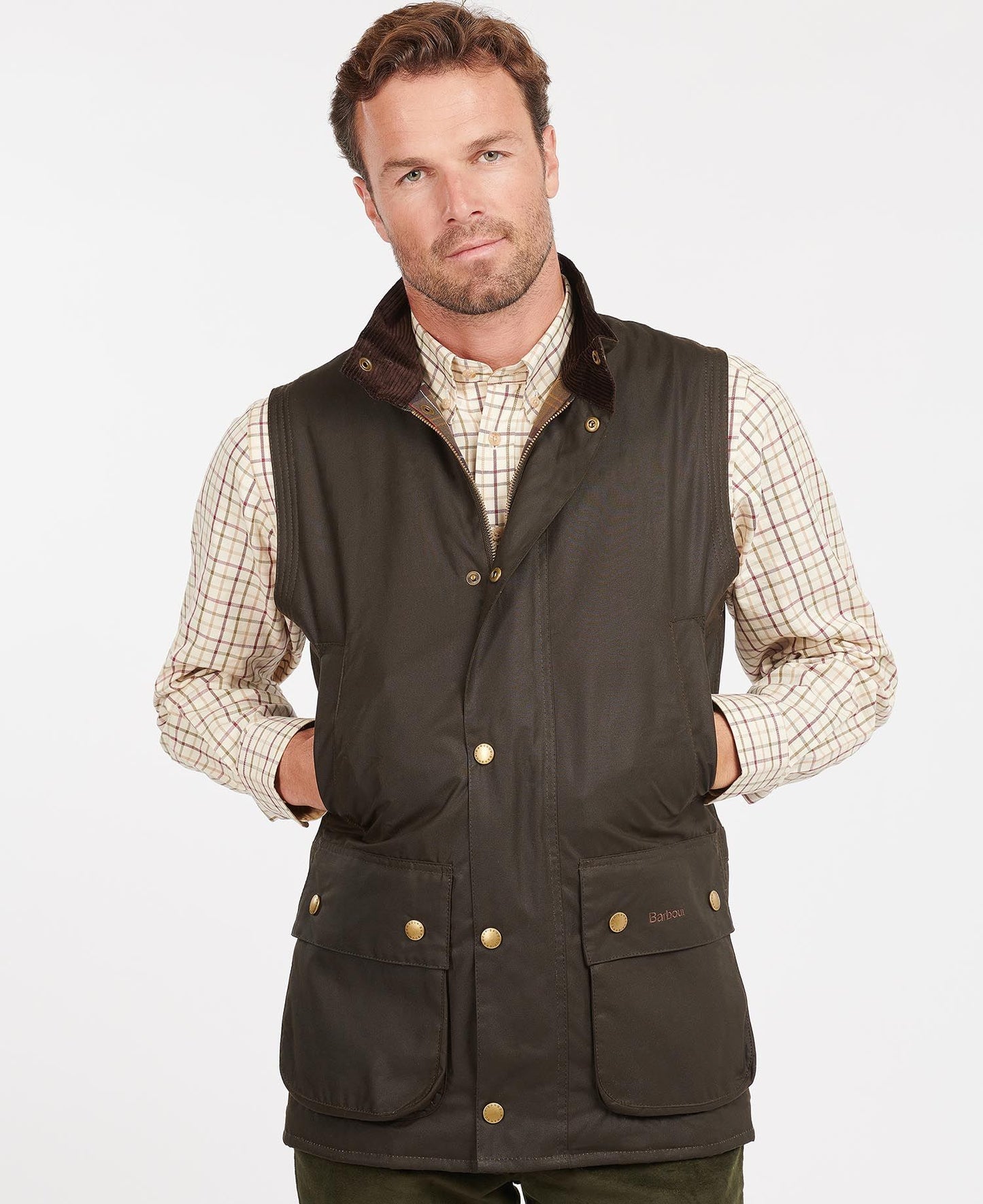 Westmorland Wax Gilet - Olive