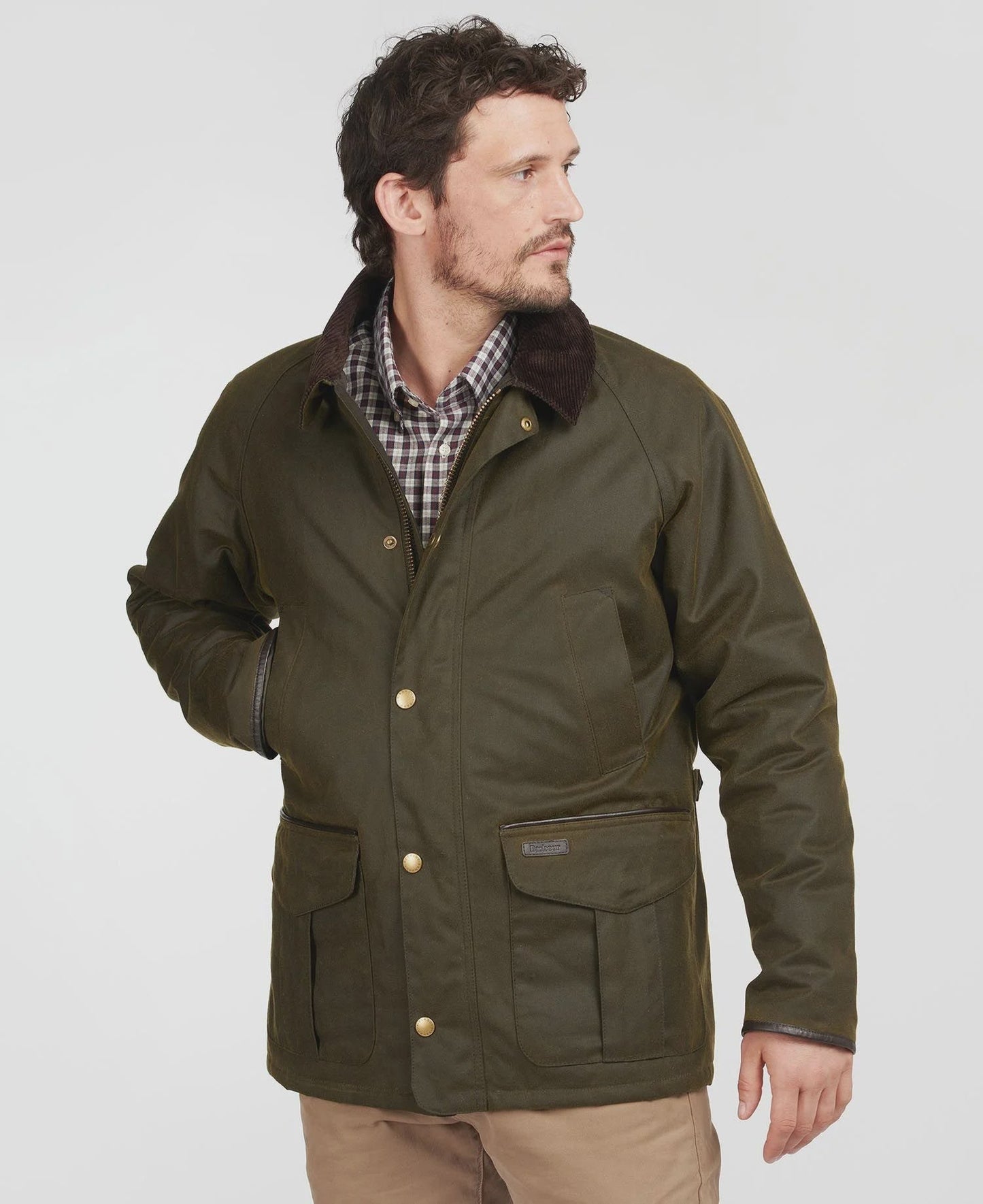 Men's Stratford Wax Jacket - Olive