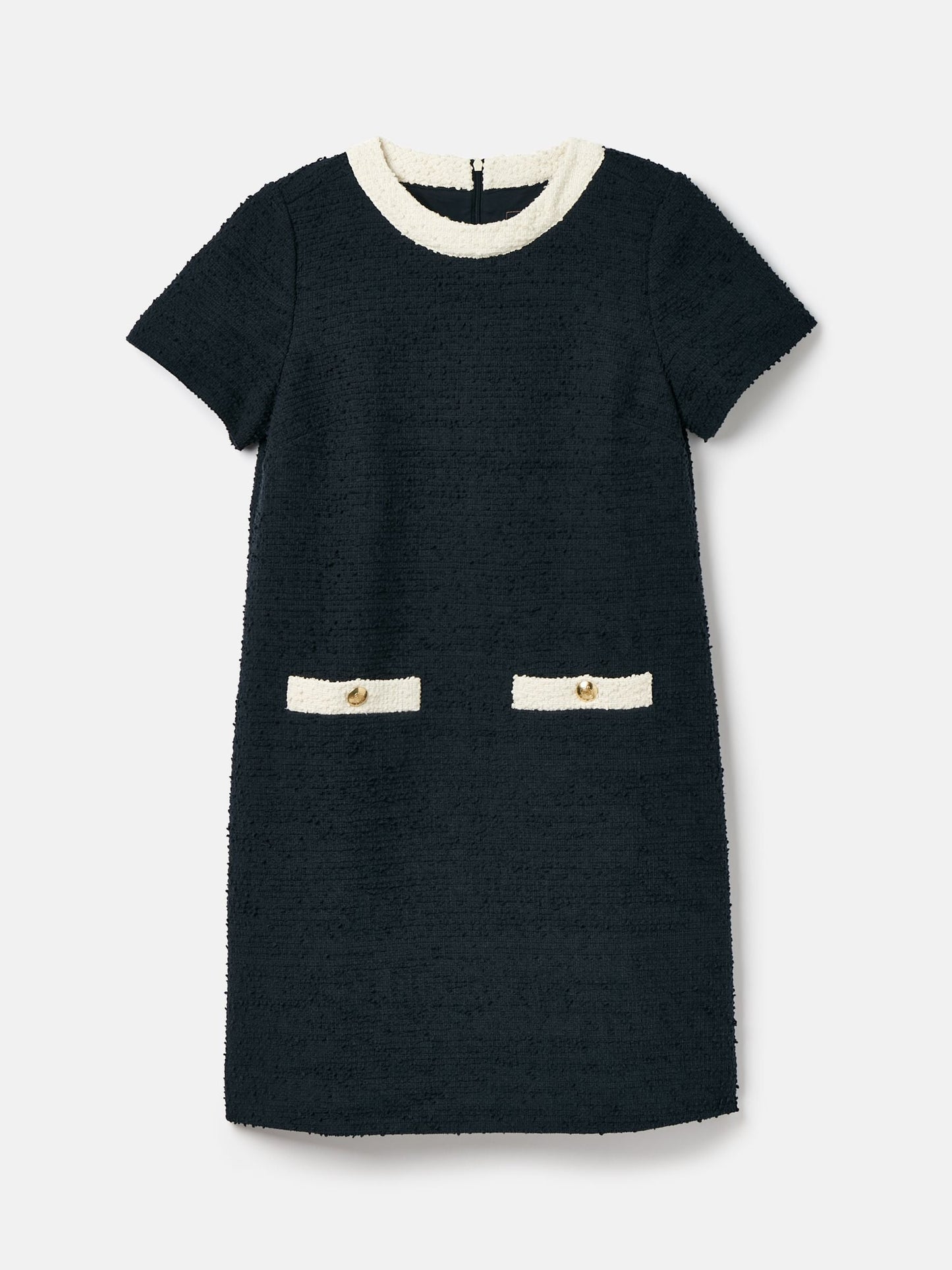 Celeste Navy Mini Boucle Dress