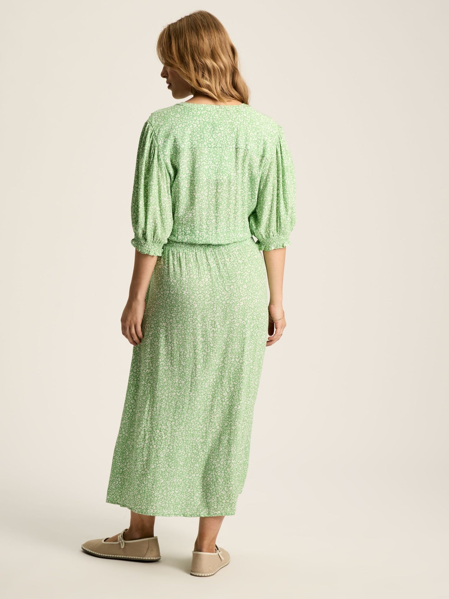 Laurie Green Viscose Midi Dress