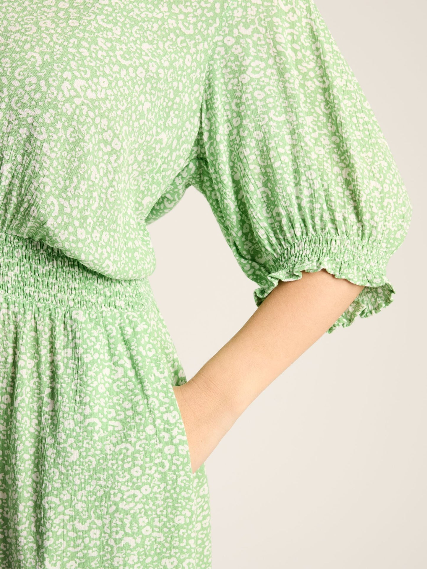 Laurie Green Viscose Midi Dress