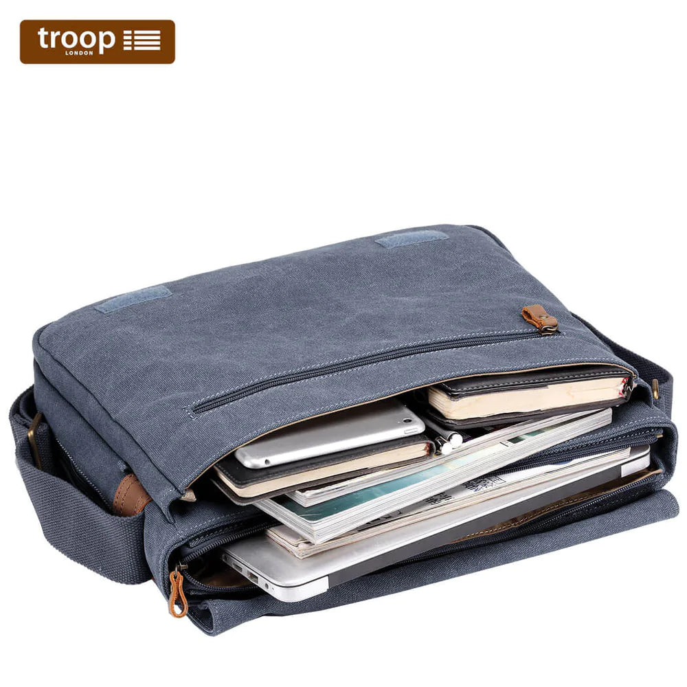 Canvas Laptop Messenger Bag - TRP0240