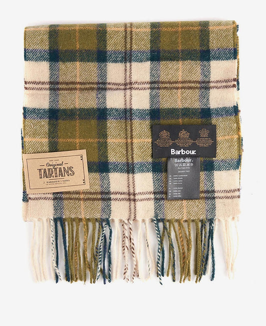 Barbour Tartan Lambswool Scarf - Ancient