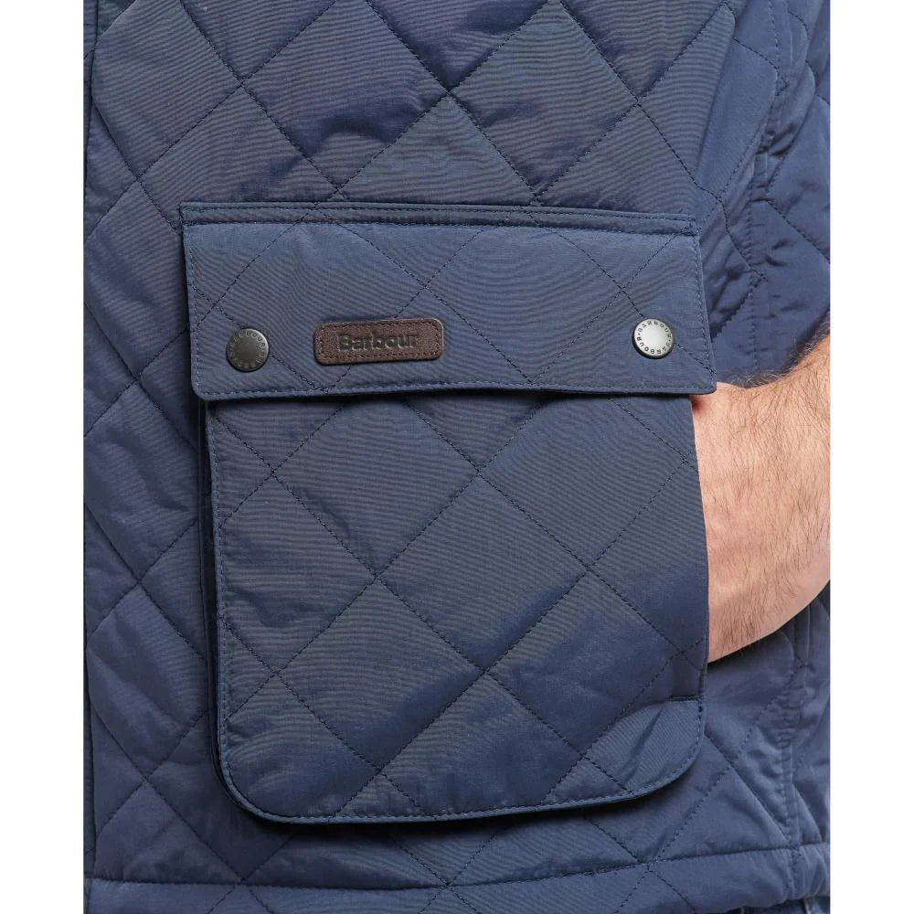 Men's Fernwood Quilted Gilet - Navy