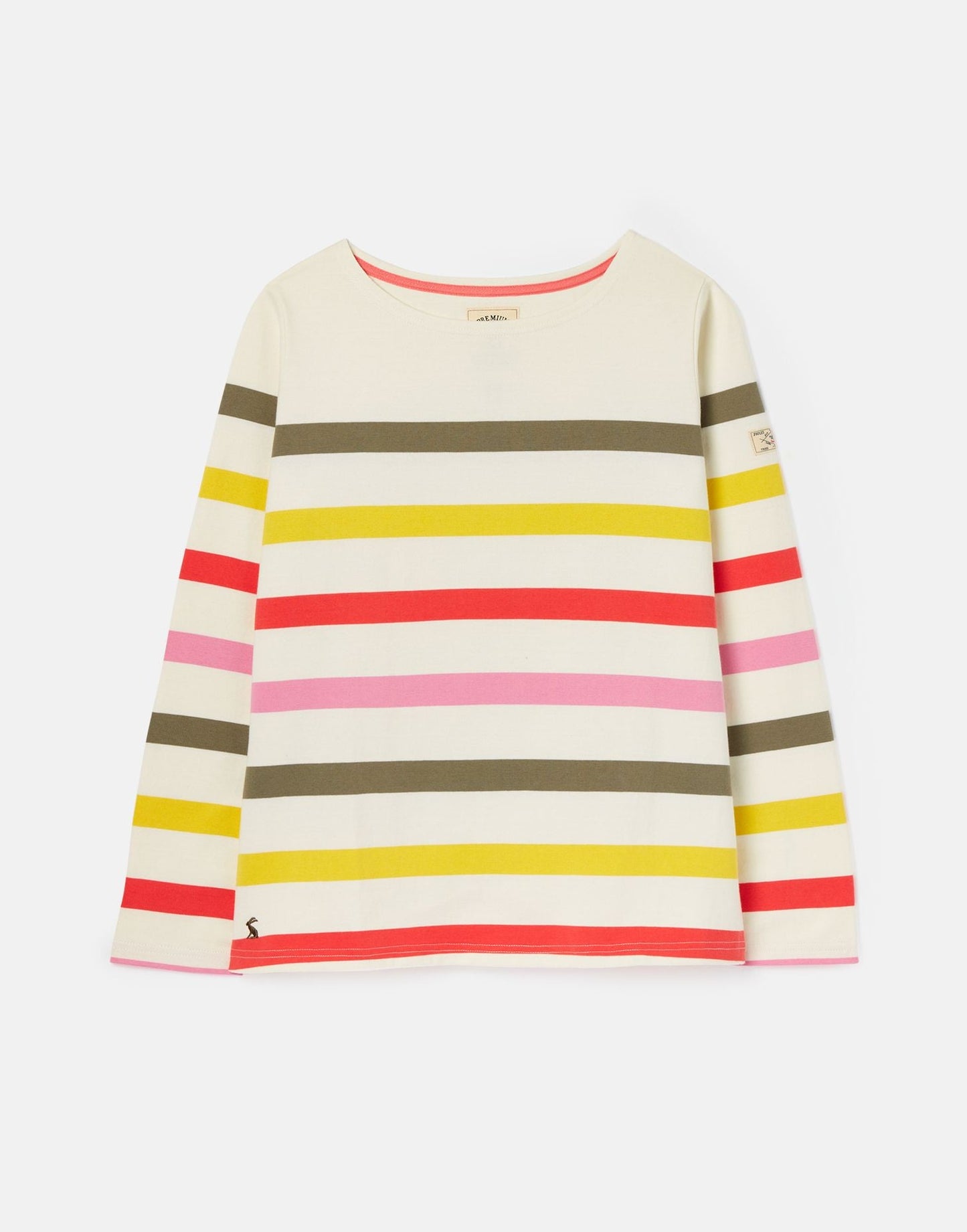 Harbour Stripe Long Sleeve Jersey Top - Multi Stripe