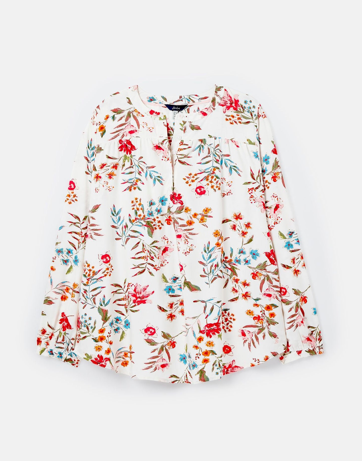 Women's Georgia Pop Over Top - Cream Floral