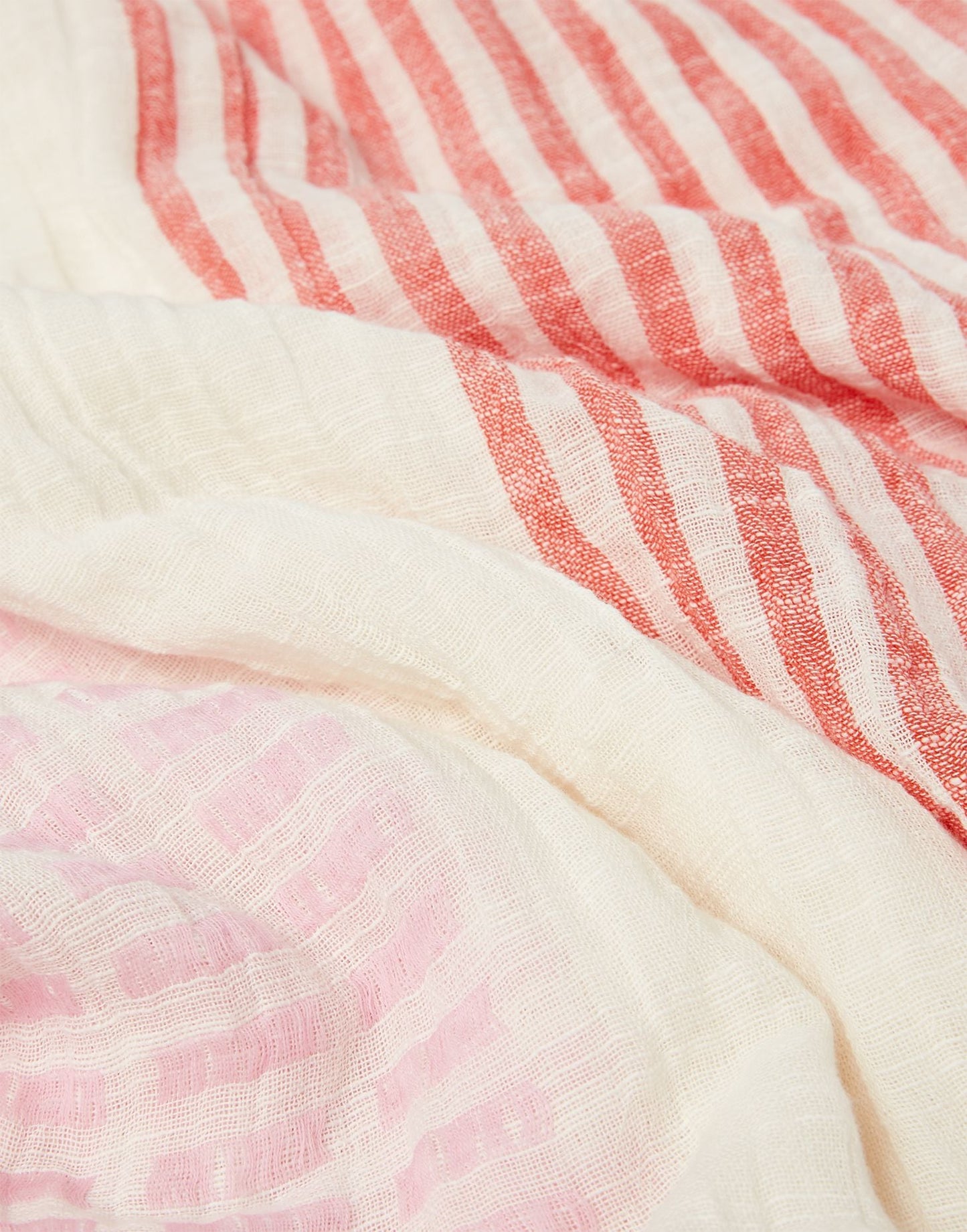 Orla Texture Scarf - Multi Pink