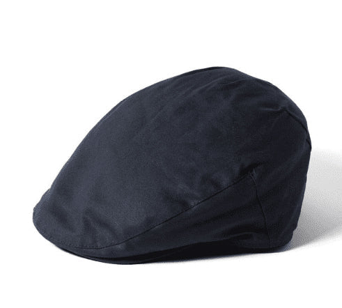 Failsworth - Waxed Flat Cap - Navy