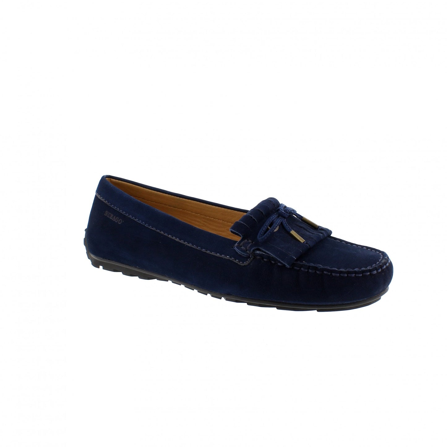 Harper Kiltie Tie  Nubuck Shoe - Navy