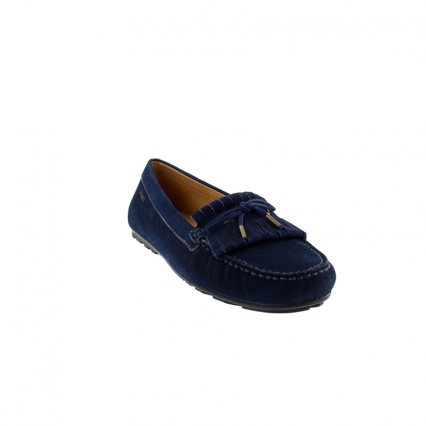 Harper Kiltie Tie  Nubuck Shoe - Navy