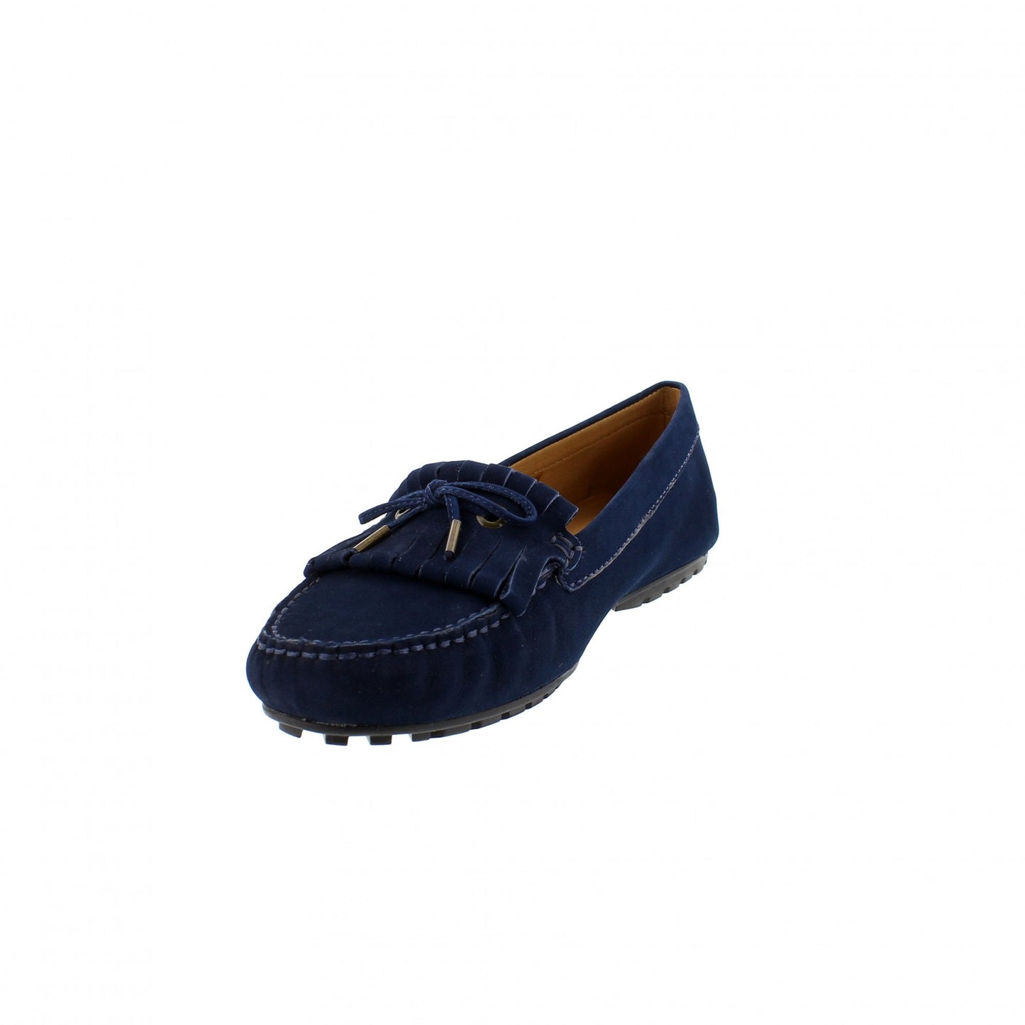 Harper Kiltie Tie  Nubuck Shoe - Navy