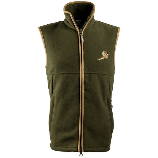 Men's Gilet with Pheasant Motif