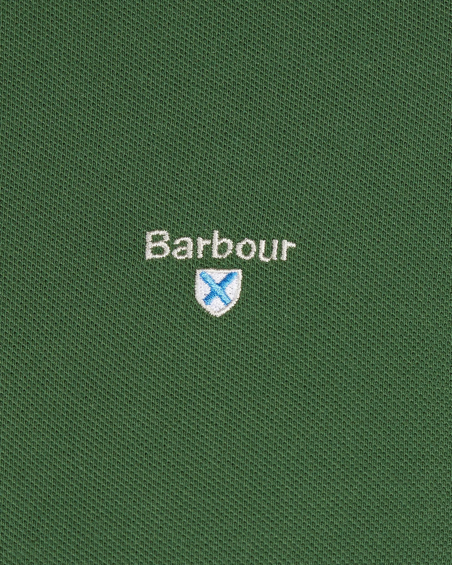 Tartan Pique Polo - Rifle Green