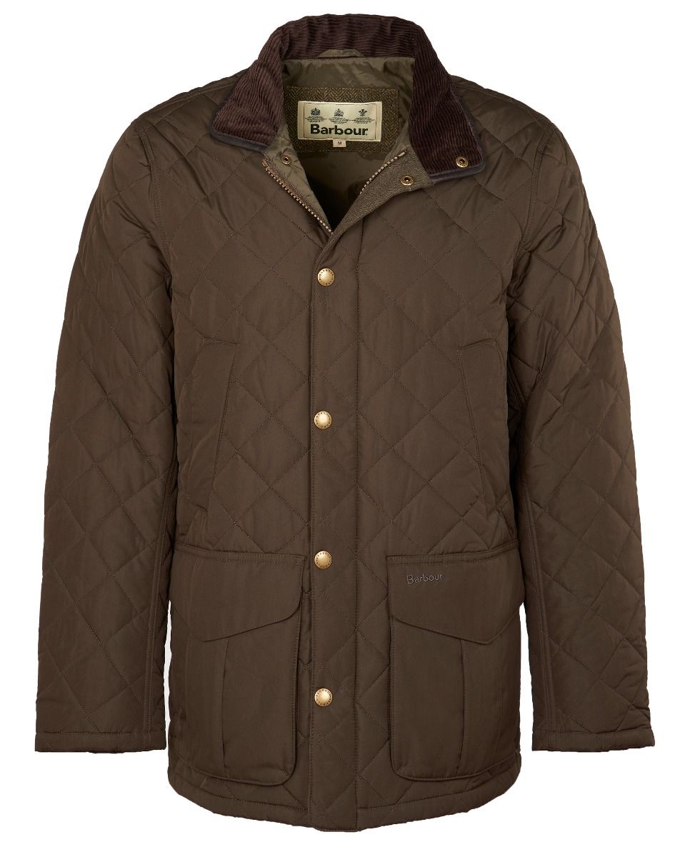 Devon Quilted Jacket - Olive