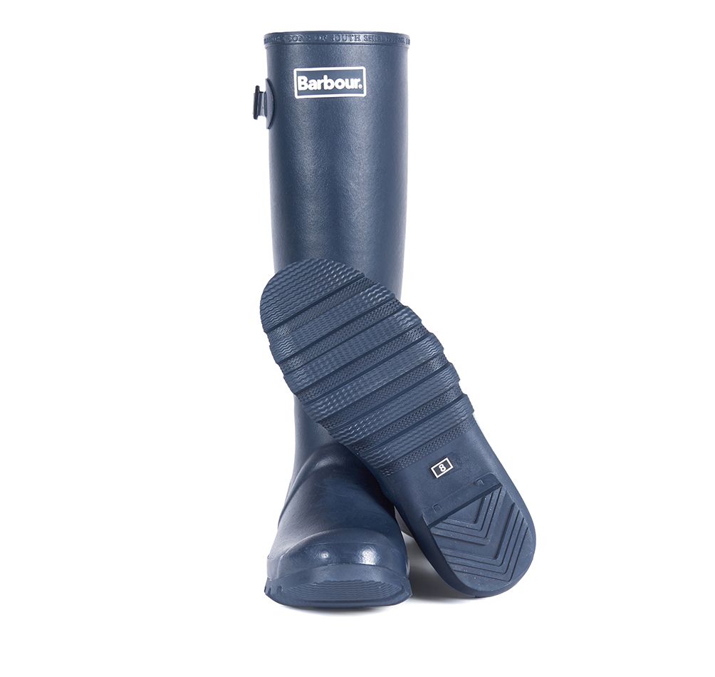 Men's Bede Wellington Boots - Navy