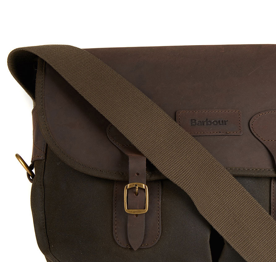 Wax Leather Tarras Bag - Olive